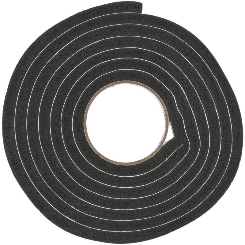 FIXSER - Burlete espuma goma negro 19,05 x 11,1 mm