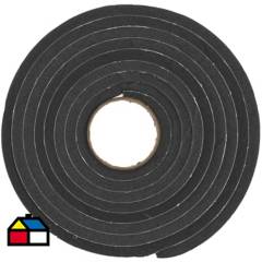 FIXSER - Burlete espuma goma gris 19,05 x 12,7 mm