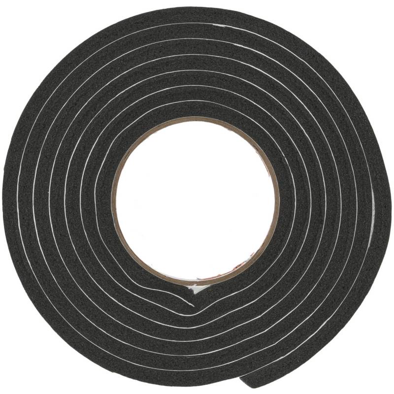 Burlete espuma goma negro 9,5 mm x 7,9 mm
