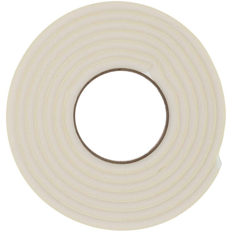 Burlete espuma goma blanco 9,5 mm x 7,9 mm