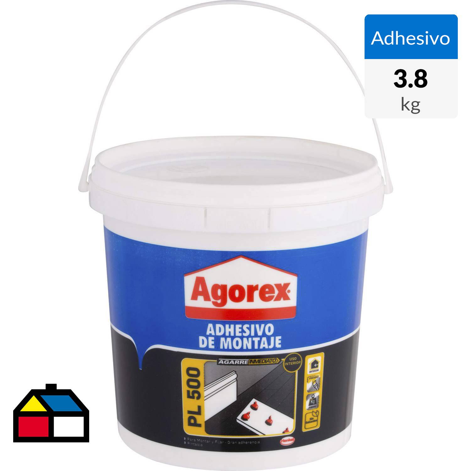 Adhesivo de montaje Agorex 3,8 kg