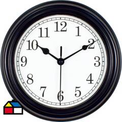 CASA BONITA - Reloj antique 22x22 Negro y blanco