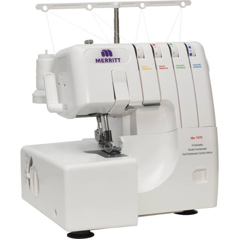MERRITT - Máquina de coser overlock eléctrica merrit.