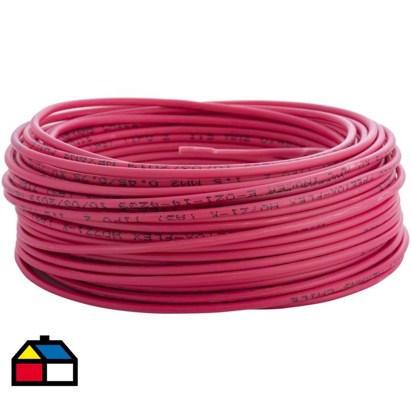MADECO - Cable libre de halógenos (H07Z1K) 1,5 mm2 25 m Rojo