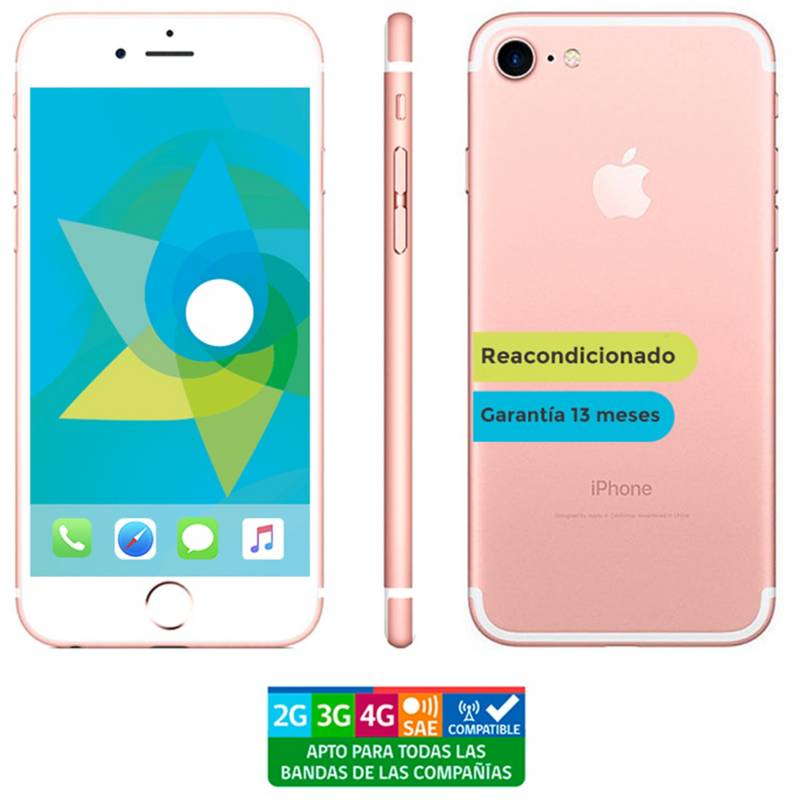 APPLE - Celular iPhone 7 32 Gb Rosado Reacondicionado