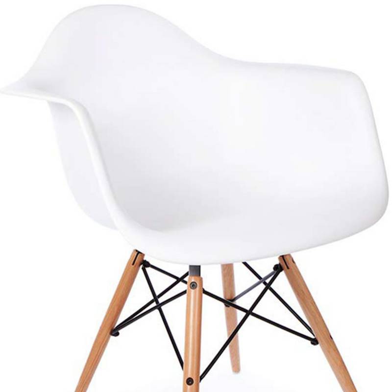 Comprá silla Eames blanca por unidad en cuotas