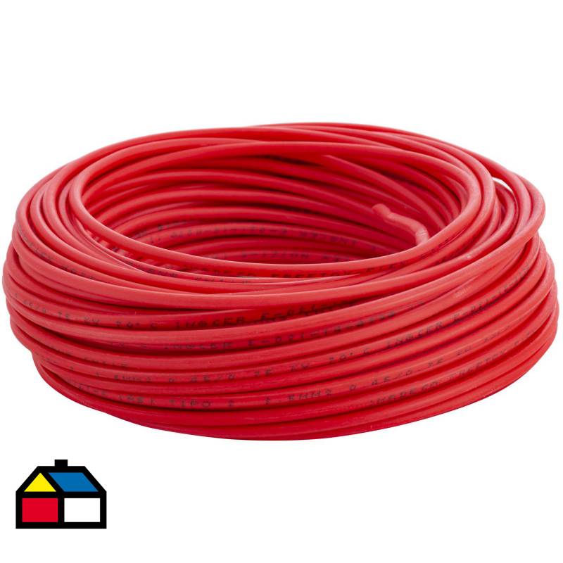 MADECO - Cable libre de halógenos (H07Z1K) 2,5 mm2 25 m Rojo
