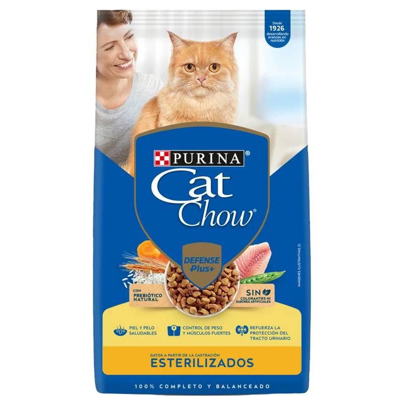 CAT CHOW - Alimento esterilizados DefensePlus 3 kg