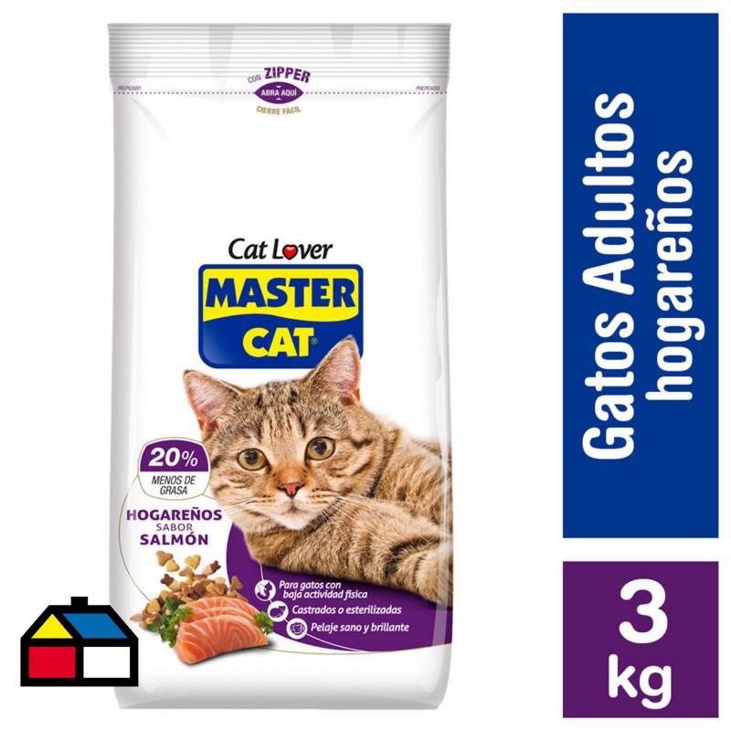 MASTERCAT - Alimento seco para Gato Adulto Salmón 3 kg