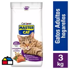 MASTER CAT - Alimento seco para Gato Adulto Salmón 3 kg