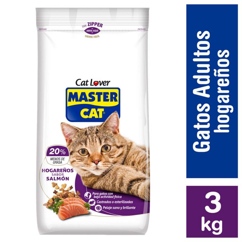MASTERCAT - Alimento gato hogareño 3 kg