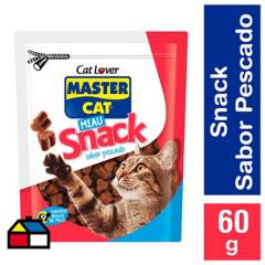 MASTER CAT - Snacks Gato 60 gramos.