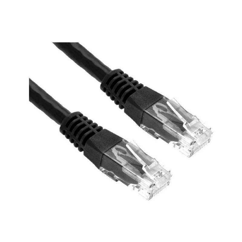 ATLANTICSWIRE - Cable patch cord cat6 0.3 mts negro