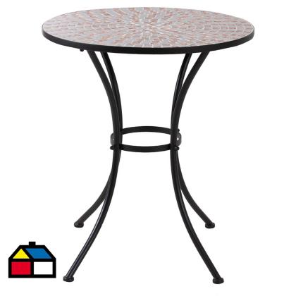 Mesa de balcón Mosaico Metal 60 cm Japón - Homy.cl