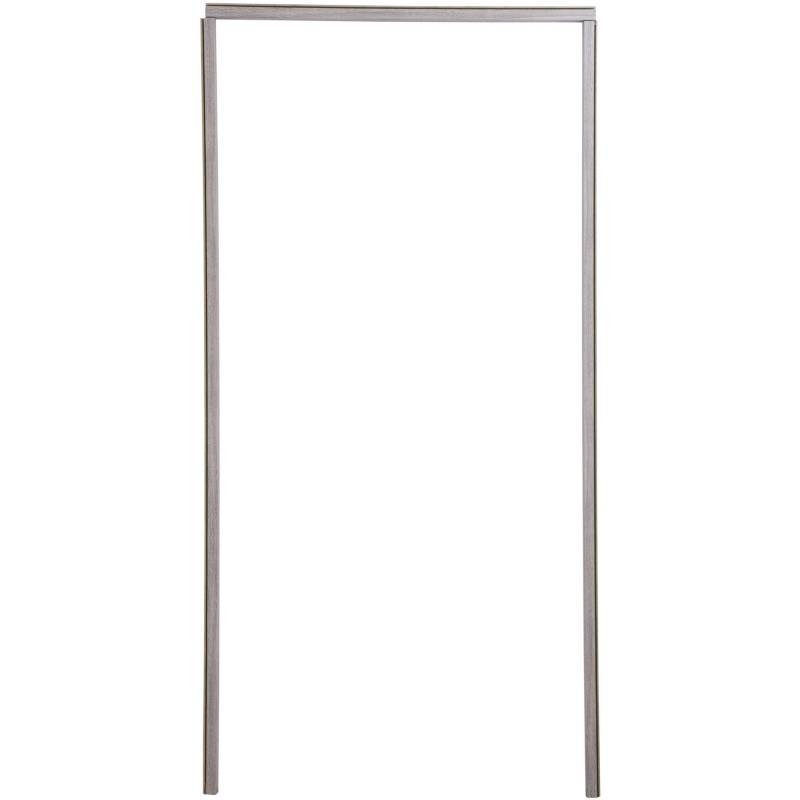 HOLZTEK - Juego marco puerta ranura 40x70 cm ceniza