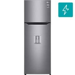 LG - Refrigerador no frost top mount freezer 312 litros inox