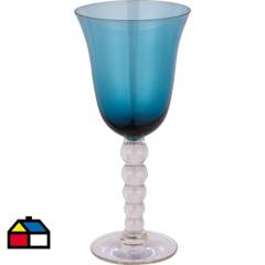 JUST HOME COLLECTION - Copa de Vino Balloon Azul 450 ml