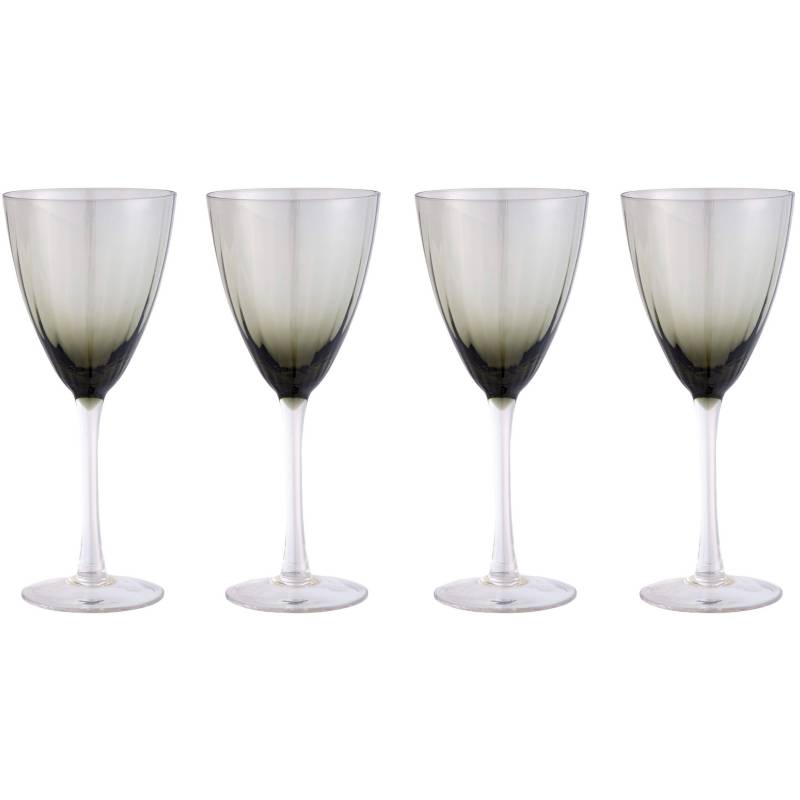 JUST HOME COLLECTION - Set de 4 Copas Vino Blanco Gris Degradé 280 ml