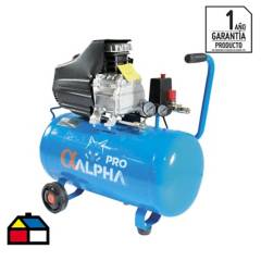 ALPHA PRO - Compresor de aire 2 HP 24 L
