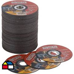 RASTA - Pack de 100 discos corte metal 4,5"