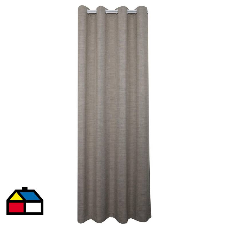JUST HOME COLLECTION - Cortina tela 145x250 cm Texturada gris
