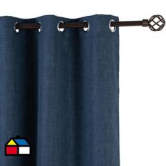 JUST HOME COLLECTION - Cortina black-out 135x220 cm azul