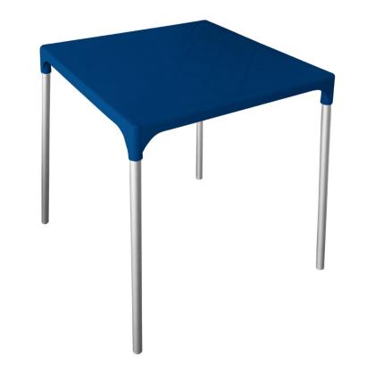 Mesa terraza plástica one 70x70x76 cm azul - Sodimac.cl