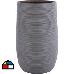 JUST HOME COLLECTION - Macetero de fibra Tall Taupe 51x80 cm gris