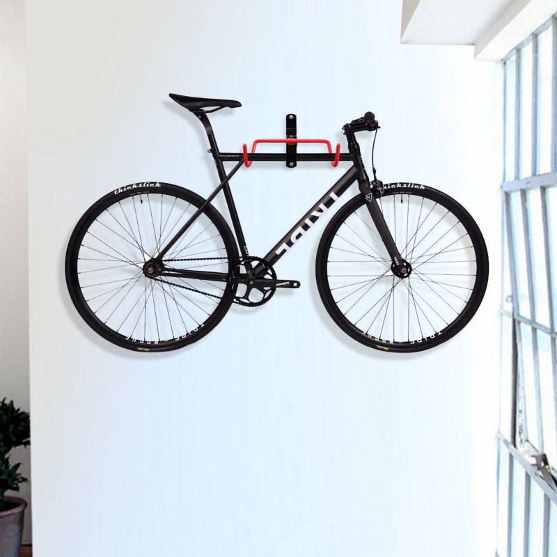 Soporte bicicleta horizontal con brazo retráctil