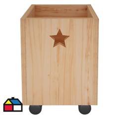 DE PIES A CABEZA - Caja organizadora 30x30cm infantil estrellas