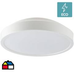 JUST HOME COLLECTION - Plafón led 25 cm anillo blanco