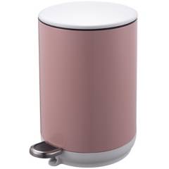 JUST HOME COLLECTION - Papelero 5 l metal rosado