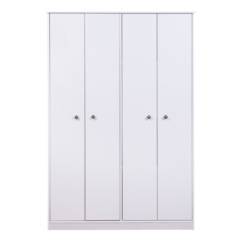 CIC - Closet 4 puertas lucerna 126x52x182 cm blanco