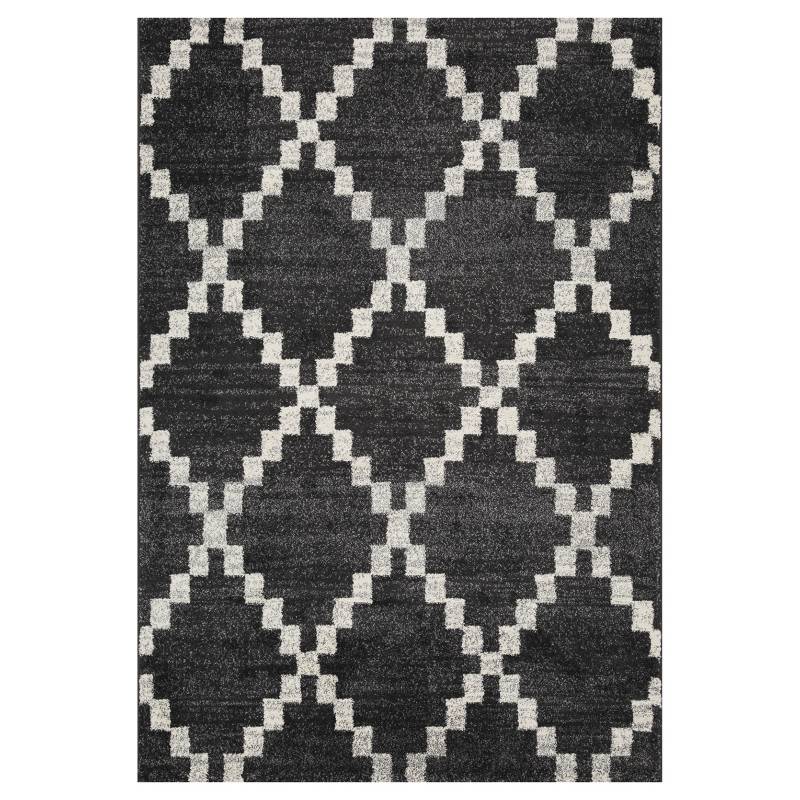 JUST HOME COLLECTION - Alfombra doux shaped 133x190 cm gris