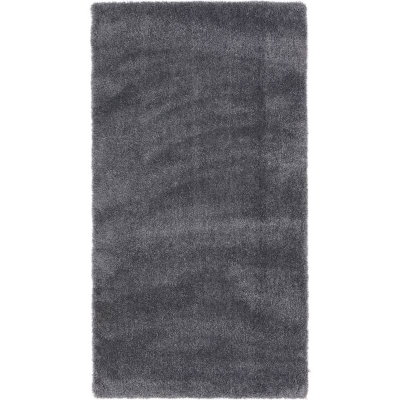 JUST HOME COLLECTION - Bajada de cama shaggy touch 60x115 cm gris