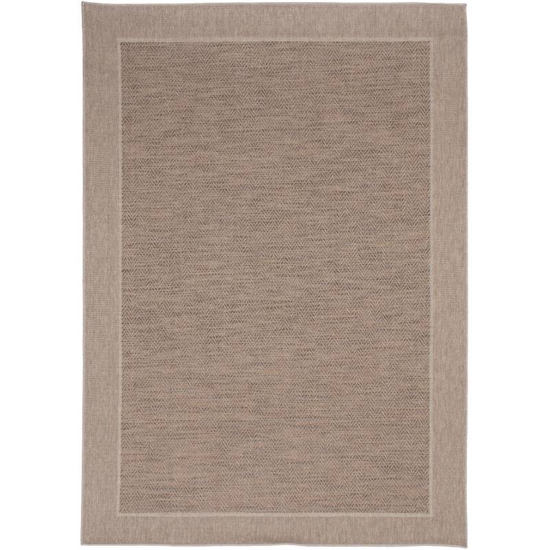 JUST HOME COLLECTION - Alfombra Indy border 160x230 cm beige