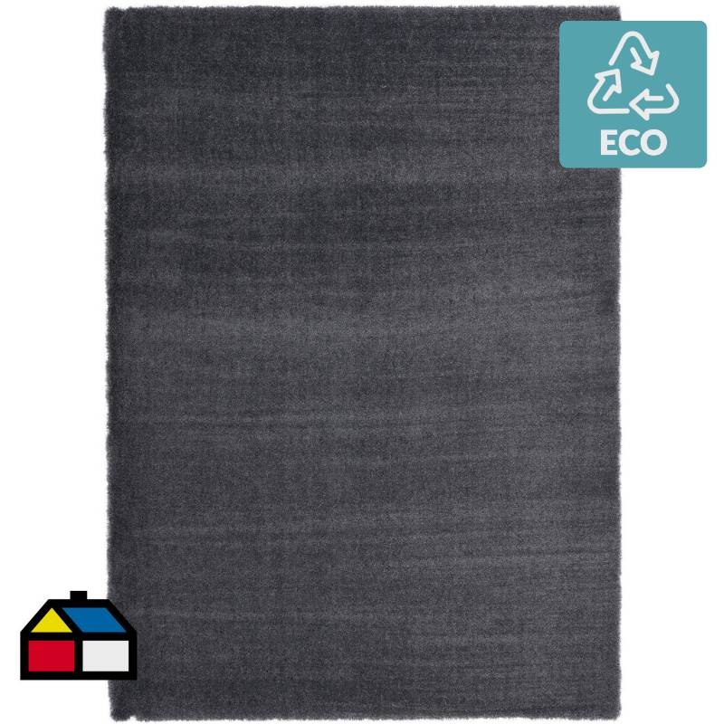 JUST HOME COLLECTION - Alfombra shaggy touch 120x170 cm lavable gris