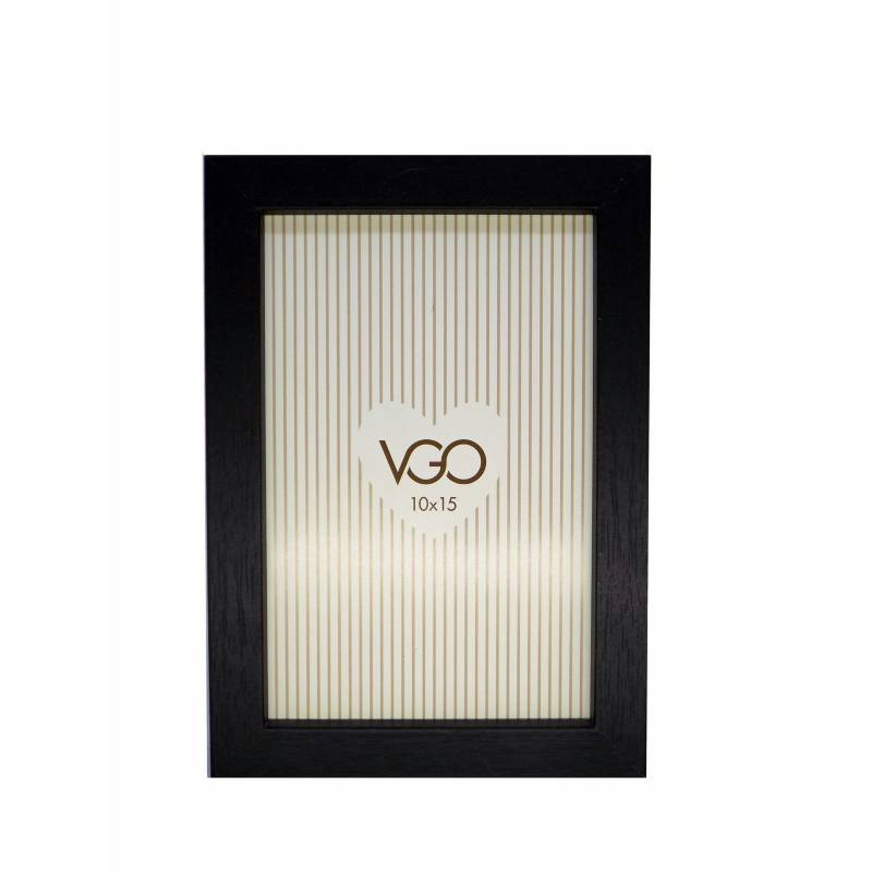 VGO - Marco foto 20x25 madera tipo box negro