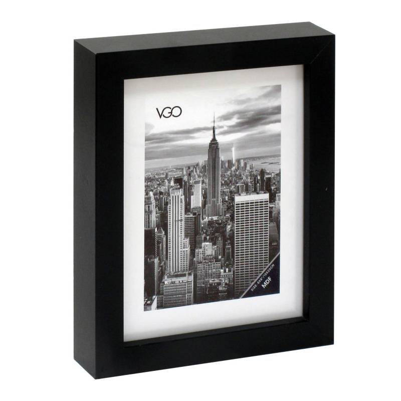 VGO - Marco foto 10x15 madera box  negro