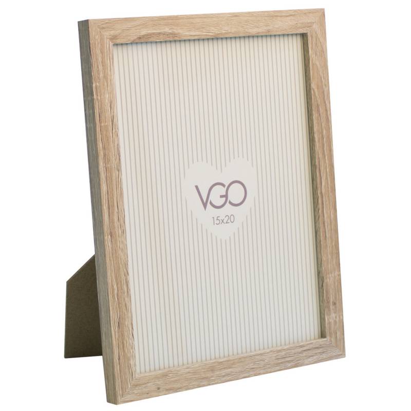 VGO - Marco de fotos 10x15 cm madera rustic