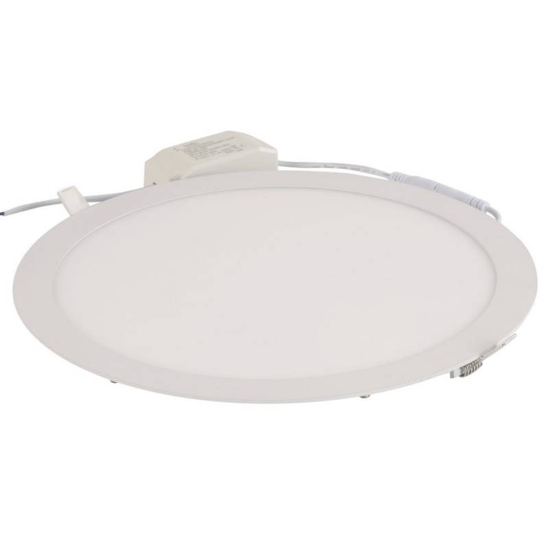 Panel LED circular 30 cm 24 W luz cálida