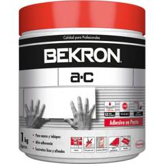 BEKRON - Adhesivo cerámico muro superficie flexible 1 kg