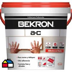BEKRON - Adhesivo cerámico muro superficie flexible 6 kg