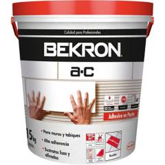 BEKRON - Adhesivo cerámico muro superficie flexible 15 kg