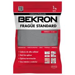 FRAGUE BEKRON - Fragüe piso/muro gris 1kg