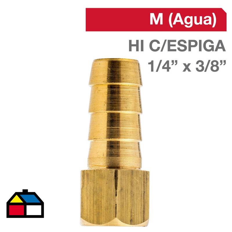 GRIFESA - Cachimba Bronce HI C/ESPIGA 1/4" x 3/8"  1u