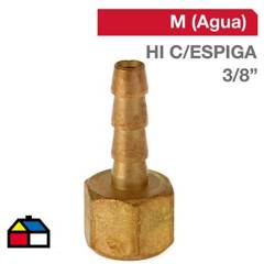 GRIFESA - Cachimba Bronce HI C/ESPIGA 3/8" x 3/8"  1u