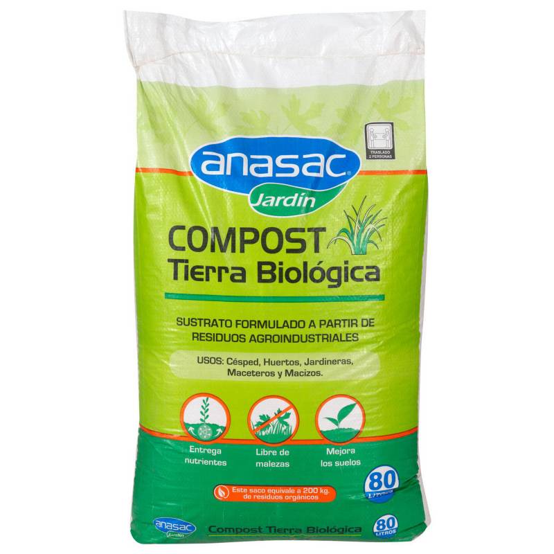 ANASAC - Tierra Biológica Compost 80 litros