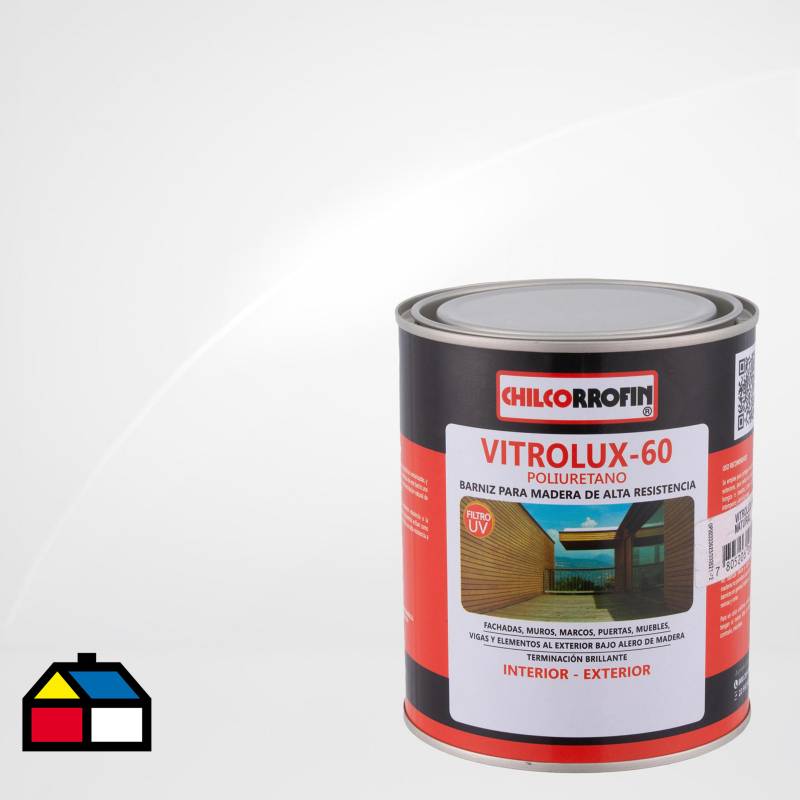 CHILCORROFIN - Barniz para madera brillante 1/4 gl transparente