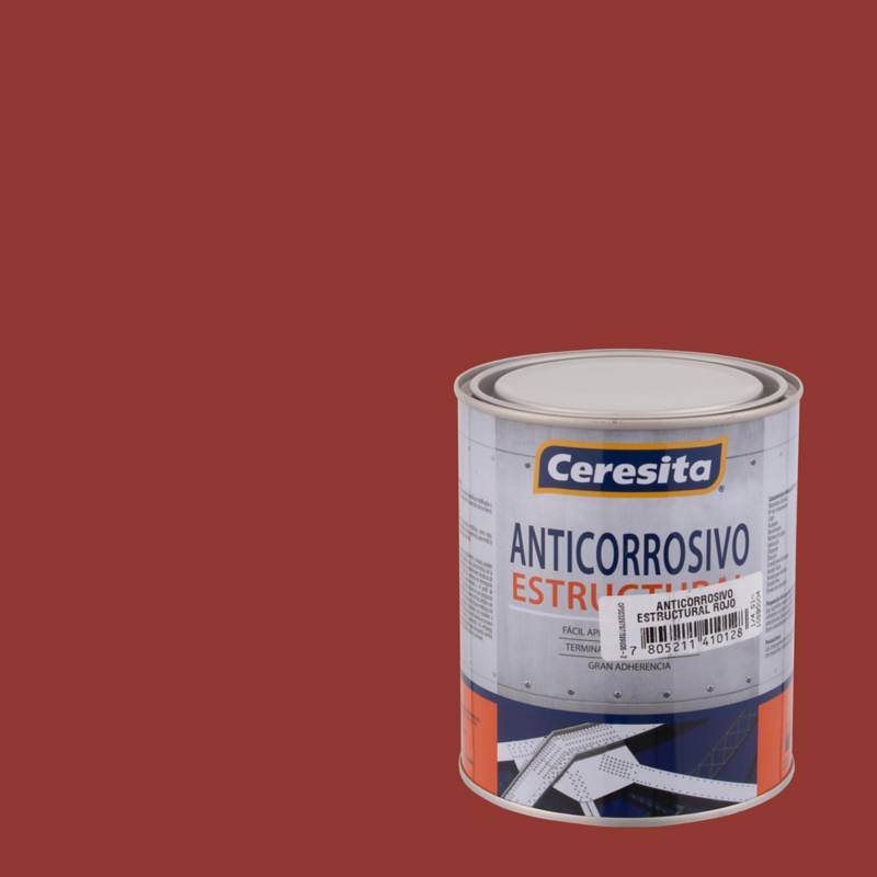 CERESITA - Anticorrosivo estructural opaco 1/4 gl rojo